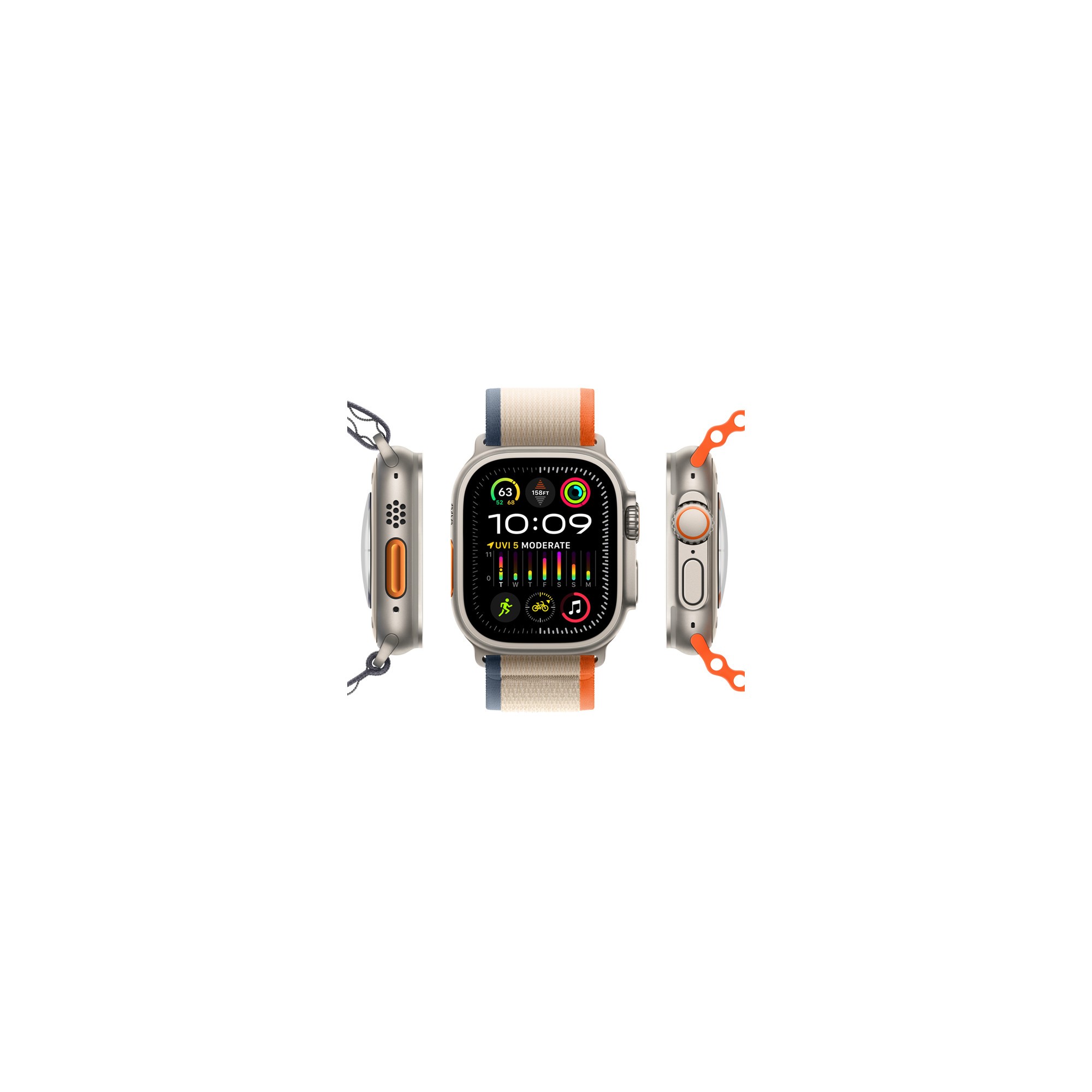 Apple Smartwatch Brightest Display Titanium 49mm